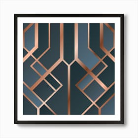 Art Deco Pattern 05 Art Print