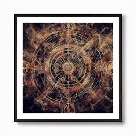 Occult Compass Art Print