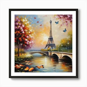 Paris Eiffel Tower 99 Art Print