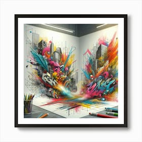 Graffiti Art 1 Art Print