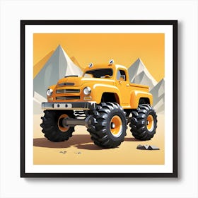 Cute Cars Art Print