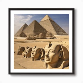 Egyptian Pyramids 1 Art Print