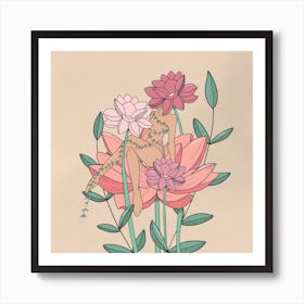 I Am Women Square Art Print