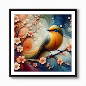 Colorful Bird Art Print