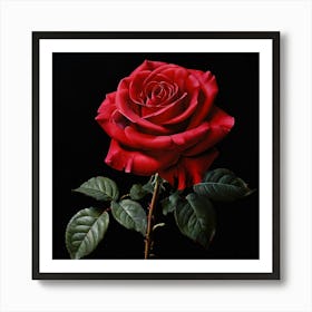 Red Rose 1 Art Print