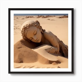 Sand Sculpture Art Print