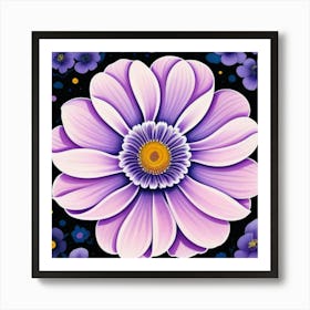 Purple Flower Art Print