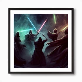 Force Battle 3 Art Print