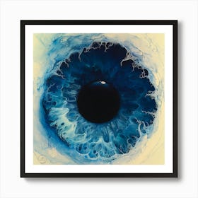 Blue Eye Art Print