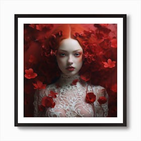 Red Roses Art Print