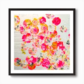 Cherry Blossom Square Art Print