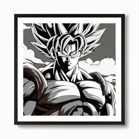 Dragon Ball Z Wallpaper 8 Art Print