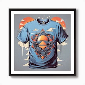 Abstract T-Shirt Design Art Print