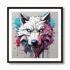 Wolf Head Art Print