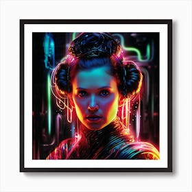 Star Wars Leia Art Print