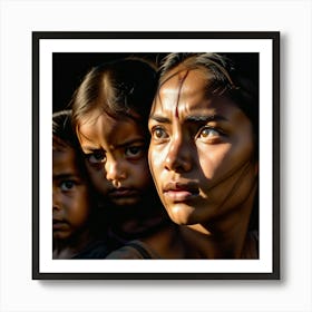 Nepali Children 1 Art Print