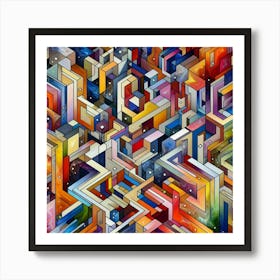 Abstract Painting 19 Art Print