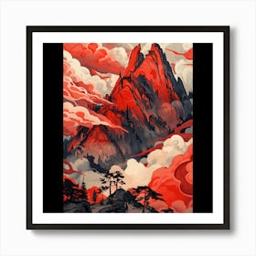 Red Mountains Affiche