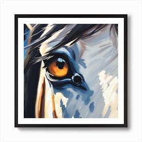 Eye Of The Horse 1 Art Print