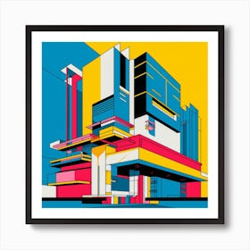 Modernist Architecture Art Print