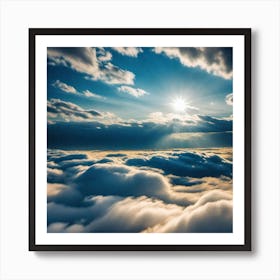 Above The Clouds Art Print