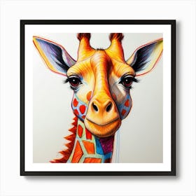 Giraffe 134 Art Print