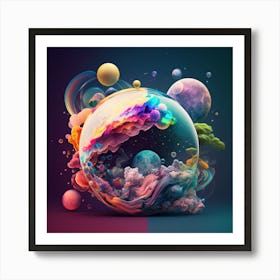 Abstract Painting 8 Art Print