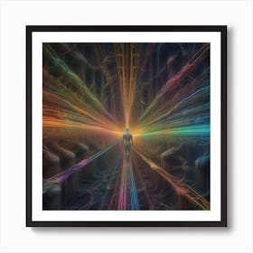 Psychedelic Dreamscape Art Print