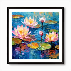 Water Lilies 15 Art Print