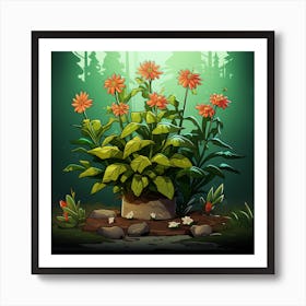 Flora Of The Forest Art Print