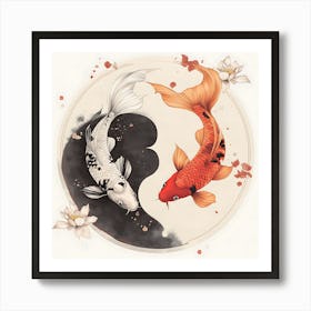 Yin Yang Art Print