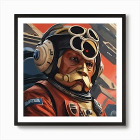 Star Wars X-Wing Pilot Art Print