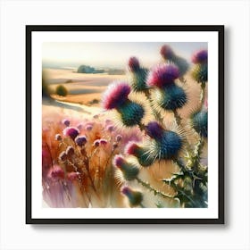 Thistle Art Print