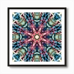 Abstract Pattern Made Of Alcohol Ink Art Print