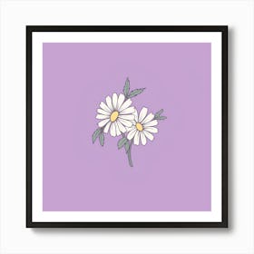 Daisy Art Print