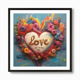 Love Trail Art Print