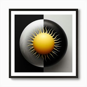 Sun And Moon Art Print