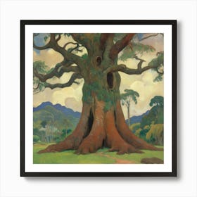 The Big Tree Te Raau Rahi 1891 Paul Gauguin Art Print 3 Art Print