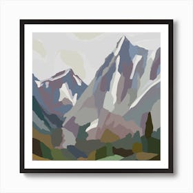 Alps View Art Print