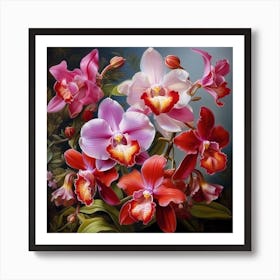 Orchids 8 Art Print