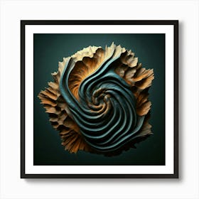 Abstract Swirl Art Print