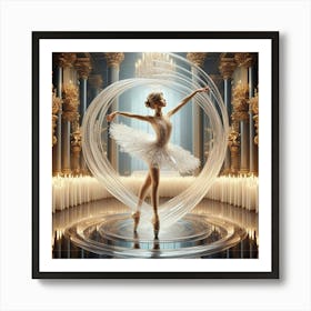 Swan Lake Art Print