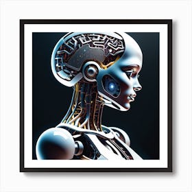 Humanoid Robot 4 Art Print