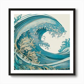 Great Wave 4 Art Print