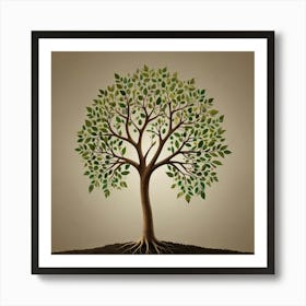 Tree Stock Videos & Royalty-Free Footage Art Print