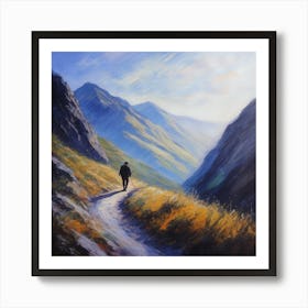 Walk In The Mountains Art Print