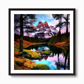 Mountain Lake 7 Art Print