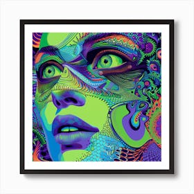 Psychedelic Art 10 Art Print