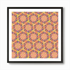 Pattern Decoration Abstract Flower 1 Art Print