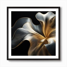 Flower Lines 7 Art Print